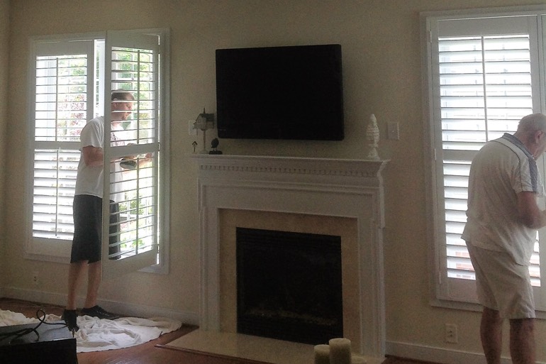 Hartford shutter installation